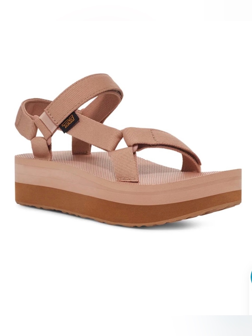 EUC Teva Flatform Universal Sandal in Maple Sugar Lion